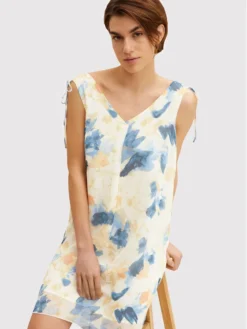 Tom Tailor Vestito Estivo 1032230 Multicolore Regular Fit