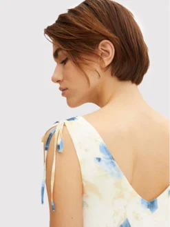 Tom Tailor Vestito Estivo 1032230 Multicolore Regular Fit -Offerta economica Guess || Calvin Klein Jeans || Vero Moda tom tailor vestito estivo 1032230 multicolore regular fit 4