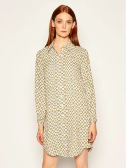 Tory Burch Vestito Chemisier Cora 75266 Multicolore Regular Fit