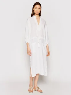 Tory Burch Vestito Estivo 82138 Bianco Regular Fit