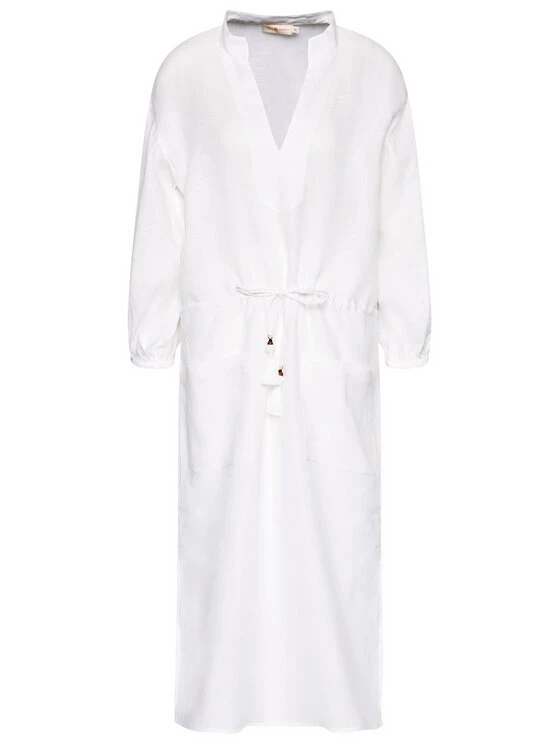Tory Burch Vestito Estivo 82138 Bianco Regular Fit 5 Tory Burch Vestito Estivo 82138 Bianco Regular Fit - immagine 5