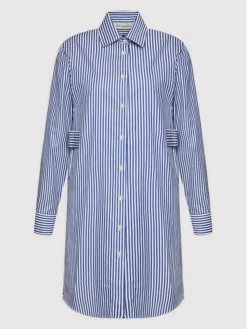 Trussardi Vestito Chemisier Herringbone 56D00588 Blu Scuro Relaxed Fit -Offerta economica Guess || Calvin Klein Jeans || Vero Moda trussardi vestito chemisier herringbone 56d00588 blu scuro relaxed fit 4