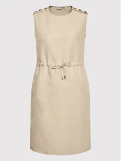 Trussardi Vestito Estivo 56D00584 Beige Regular Fit -Offerta economica Guess || Calvin Klein Jeans || Vero Moda trussardi vestito estivo 56d00584 beige regular fit 4