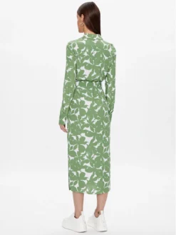 United Colors Of Benetton Vestito Chemisier 43UEDV02X Verde Regular Fit -Offerta economica Guess || Calvin Klein Jeans || Vero Moda united colors of benetton vestito chemisier 43uedv02x verde regular fit 2