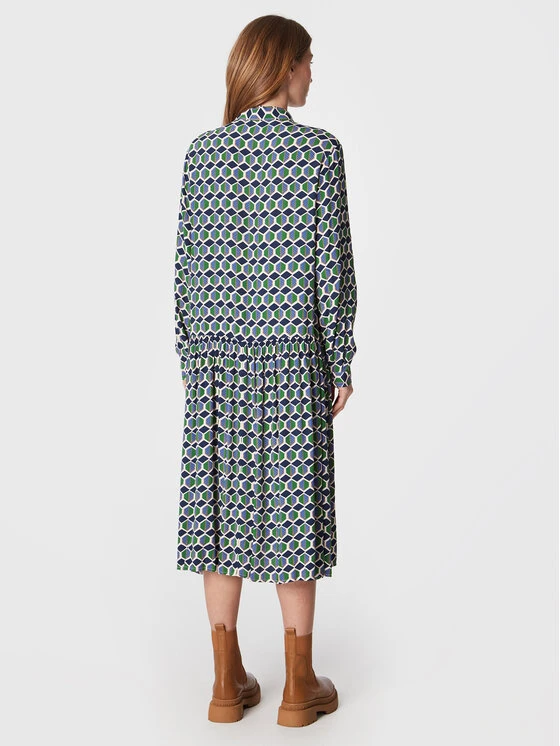 United Colors Of Benetton Vestito Chemisier 48D8DV01W Multicolore Regular Fit 3 United Colors Of Benetton Vestito Chemisier 48D8DV01W Multicolore Regular Fit - immagine 3