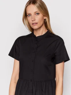 United Colors Of Benetton Vestito Chemisier 4EW7DV011 Nero Regular Fit -Offerta economica Guess || Calvin Klein Jeans || Vero Moda united colors of benetton vestito chemisier 4ew7dv011 nero regular fit 3