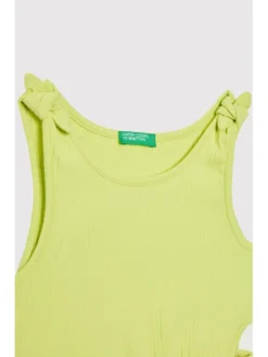 United Colors Of Benetton Vestito Estivo 3HCGCV005 Giallo Regular Fit -Offerta economica Guess || Calvin Klein Jeans || Vero Moda united colors of benetton vestito estivo 3hcgcv005 giallo regular fit 2