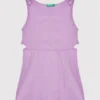 United Colors Of Benetton Vestito Estivo 3HCGCV005 Viola Regular Fit