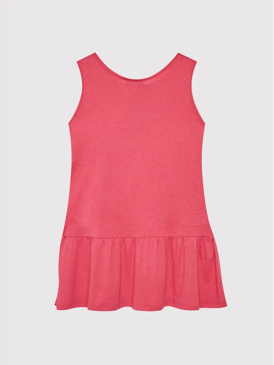 United Colors Of Benetton Vestito Estivo 3Q220V001 Rosa Relaxed Fit 2 United Colors Of Benetton Vestito Estivo 3Q220V001 Rosa Relaxed Fit - immagine 2