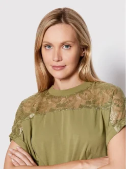 URBAN CLASSICS Vestito Da Giorno Lace TB4363 Verde Regular Fit -Offerta economica Guess || Calvin Klein Jeans || Vero Moda urban classics vestito da giorno lace tb4363 verde regular fit 3