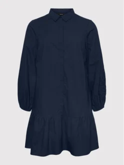 Vero Moda Curve Vestito Chemisier Abby 10252780 Blu Scuro Regular Fit -Offerta economica Guess || Calvin Klein Jeans || Vero Moda vero moda curve vestito chemisier abby 10252780 blu scuro regular fit 5