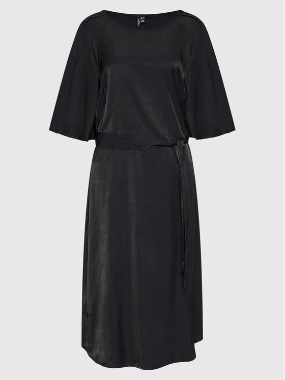 Vero Moda Curve Vestito Da Giorno Bonnie 10259340 Nero Regular Fit 5 Vero Moda Curve Vestito Da Giorno Bonnie 10259340 Nero Regular Fit - immagine 5