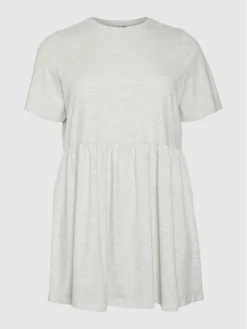 Vero Moda Curve Vestito Da Giorno Dixie 10263981 Grigio Regular Fit