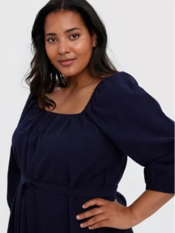 Vero Moda Curve Vestito Da Giorno Giana 10266024 Blu Scuro Regular Fit -Offerta economica Guess || Calvin Klein Jeans || Vero Moda vero moda curve vestito da giorno giana 10266024 blu scuro regular fit 3