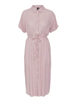 Vero Moda Vestito Chemisier 10279684 Bianco Regular Fit