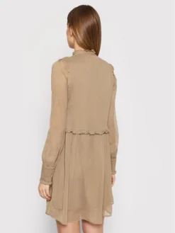 Vero Moda Vestito Chemisier Dee 10258167 Marrone Regular Fit -Offerta economica Guess || Calvin Klein Jeans || Vero Moda vero moda vestito chemisier dee 10258167 marrone regular fit 2