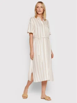 Vero Moda Vestito Chemisier Jena 10260258 Beige Regular Fit