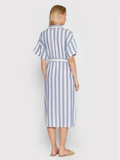 Vero Moda Vestito Chemisier Jena 10260258 Blu Regular Fit -Offerta economica Guess || Calvin Klein Jeans || Vero Moda vero moda vestito chemisier jena 10260258 blu regular fit 2