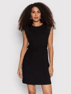 Vero Moda Vestito Da Giorno Hollyn 10265206 Nero Regular Fit