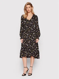 Vero Moda Vestito Da Giorno Ico 10261053 Nero Regular Fit