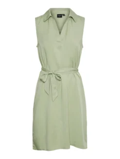 Vero Moda Vestito Di Jeans 10283756 Verde Regular Fit