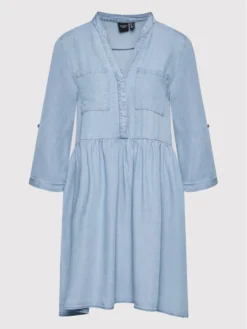 Vero Moda Vestito Di Jeans Libbie 10240108 Blu Relaxed Fit -Offerta economica Guess || Calvin Klein Jeans || Vero Moda vero moda vestito di jeans libbie 10240108 blu relaxed fit 4