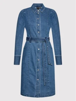 Vero Moda Vestito Di Jeans Ruby 10258184 Blu Regular Fit -Offerta economica Guess || Calvin Klein Jeans || Vero Moda vero moda vestito di jeans ruby 10258184 blu regular fit 4