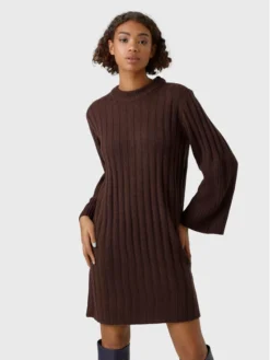 Vero Moda Vestito Di Maglia Layla 10273088 Marrone Regular Fit
