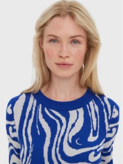 Vero Moda Vestito Di Maglia Lorena 10271258 Blu Slim Fit -Offerta economica Guess || Calvin Klein Jeans || Vero Moda vero moda vestito di maglia lorena 10271258 blu slim fit 3