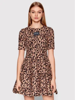 Versace Jeans Couture Vestito Da Giorno 72HAO917 Marrone Regular Fit