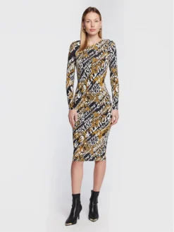 Versace Jeans Couture Vestito Da Giorno 73HAO920 Multicolore Slim Fit