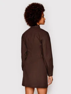Vestito Chemisier 1122WDR003220A Marrone Regular Fit -Offerta economica Guess || Calvin Klein Jeans || Vero Moda victoria victoria beckham vestito chemisier 1122wdr003220a marrone regular fit 2