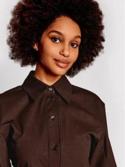 Vestito Chemisier 1122WDR003220A Marrone Regular Fit -Offerta economica Guess || Calvin Klein Jeans || Vero Moda victoria victoria beckham vestito chemisier 1122wdr003220a marrone regular fit 3