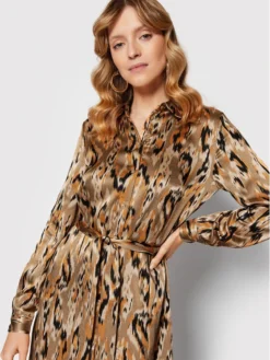 Vila Vestito Chemisier Mocala 14073122 Marrone Regular Fit -Offerta economica Guess || Calvin Klein Jeans || Vero Moda vila vestito chemisier mocala 14073122 marrone regular fit 3