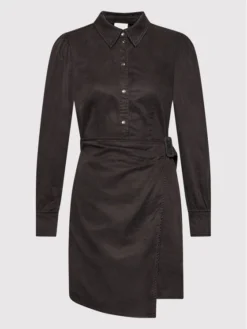 Vila Vestito Chemisier Sorama 14068576 Nero Regular Fit -Offerta economica Guess || Calvin Klein Jeans || Vero Moda vila vestito chemisier orama 14068576 nero regular fit 4