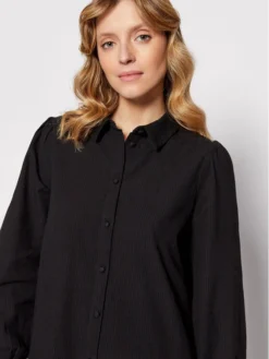 Vila Vestito Chemisier Tania 14069354 Nero Regular Fit -Offerta economica Guess || Calvin Klein Jeans || Vero Moda vila vestito chemisier vitania 14069354 nero regular fit 3