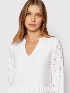 Vila Vestito Da Giorno Kawa 14070250 Bianco Regular Fit -Offerta economica Guess || Calvin Klein Jeans || Vero Moda vila vestito da giorno kawa 14070250 bianco regular fit 3