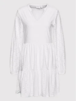 Vila Vestito Da Giorno Kawa 14070250 Bianco Regular Fit -Offerta economica Guess || Calvin Klein Jeans || Vero Moda vila vestito da giorno kawa 14070250 bianco regular fit 4