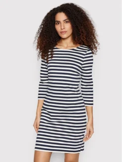 Vila Vestito Da Giorno Tinny 14033863 Blu Scuro Regular Fit