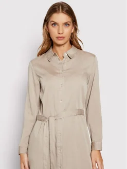 Vila Vestito Di Jeans Bista 14054674 Beige Regular Fit -Offerta economica Guess || Calvin Klein Jeans || Vero Moda vila vestito di jeans bista 14054674 beige regular fit 3