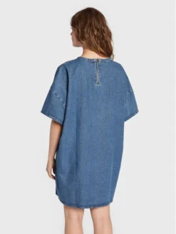 Wrangler Vestito Di Jeans Denim W9P1LLX8E Blu Oversize -Offerta economica Guess || Calvin Klein Jeans || Vero Moda wrangler vestito di jeans denim w9p1llx8e blu oversize 2