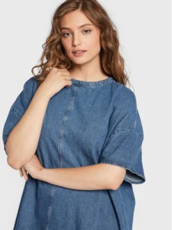 Wrangler Vestito Di Jeans Denim W9P1LLX8E Blu Oversize -Offerta economica Guess || Calvin Klein Jeans || Vero Moda wrangler vestito di jeans denim w9p1llx8e blu oversize 3