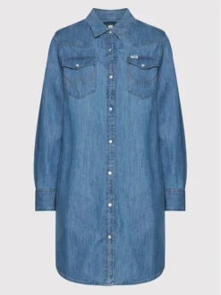 Wrangler Vestito Di Jeans W9N88NX8E Blu Regular Fit -Offerta economica Guess || Calvin Klein Jeans || Vero Moda wrangler vestito di jeans w9n88nx8e blu regular fit 4