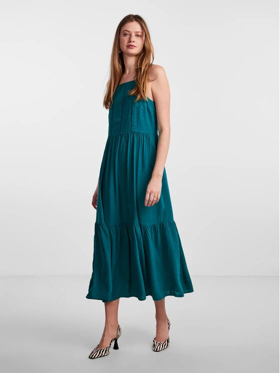 YAS Vestito 26029963 Verde Regular Fit 2 YAS Vestito 26029963 Verde Regular Fit - immagine 2