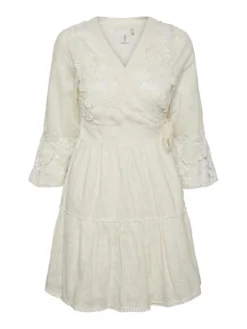 YAS Vestito 26030144 Grigio Regular Fit