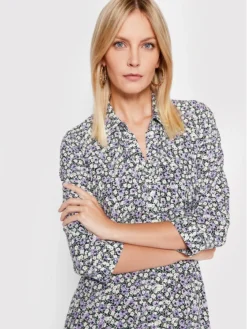 YAS Vestito Chemisier Fia 26026321 Viola Regular Fit -Offerta economica Guess || Calvin Klein Jeans || Vero Moda yas vestito chemisier fia 26026321 viola regular fit 3