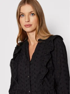 YAS Vestito Chemisier Sanna 26025913 Nero Relaxed Fit -Offerta economica Guess || Calvin Klein Jeans || Vero Moda yas vestito chemisier sanna 26025913 nero relaxed fit 3