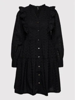 YAS Vestito Chemisier Sanna 26025913 Nero Relaxed Fit -Offerta economica Guess || Calvin Klein Jeans || Vero Moda yas vestito chemisier sanna 26025913 nero relaxed fit 4