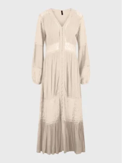 YAS Vestito Estivo Meza 26027064 Beige Regular Fit